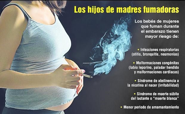 embarazo y fumando 