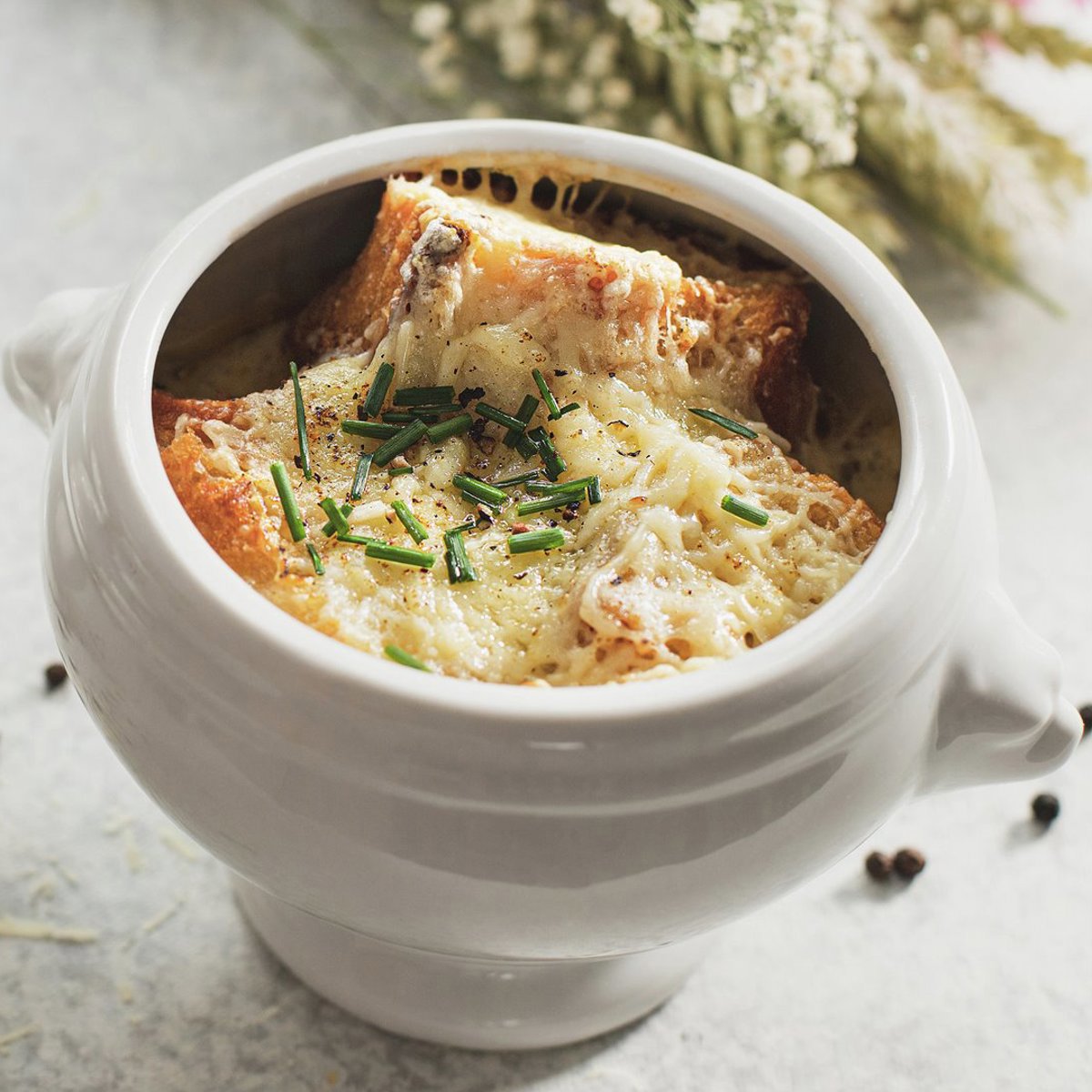 sopa de cebolla