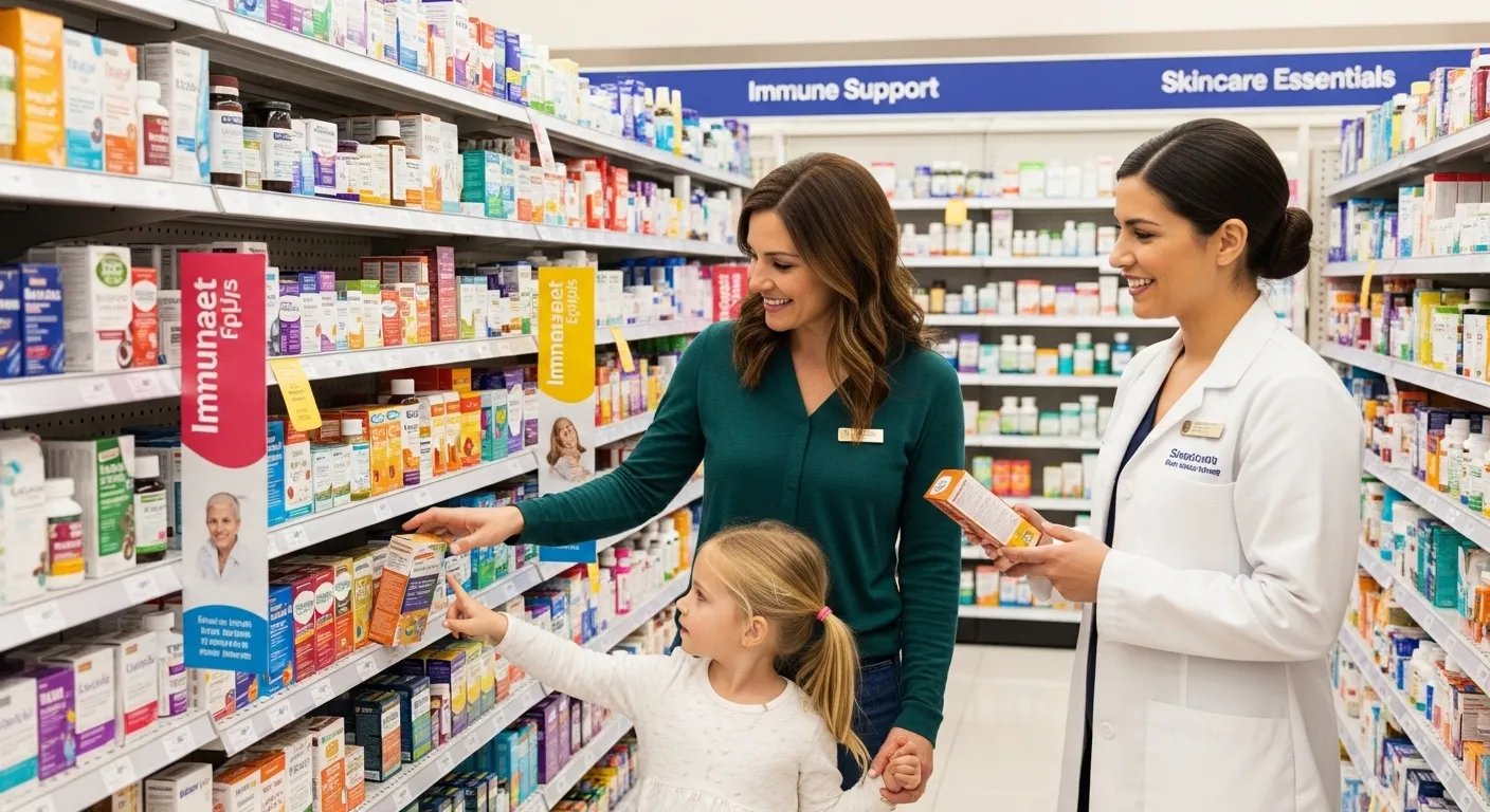 Comprando en farmacia